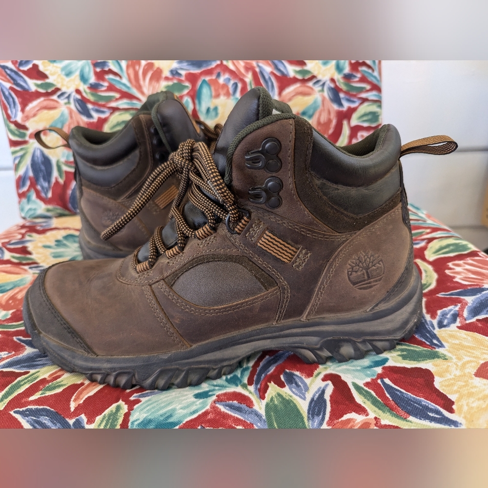 Timberland A1RC2 Mens Mt Major Mid Hiking Boot Dark Brown Full Grain Leather 8.5